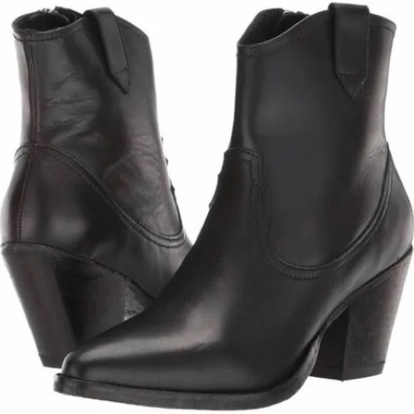 All Saints Cowboy booties. Size 37 which is a 7US. Black - Picture 2 of 11